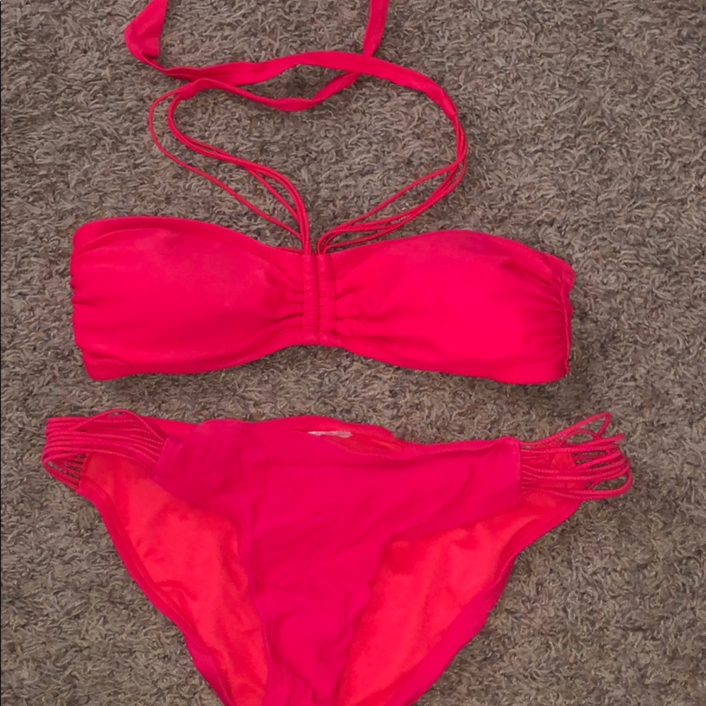 Pink bathing suit